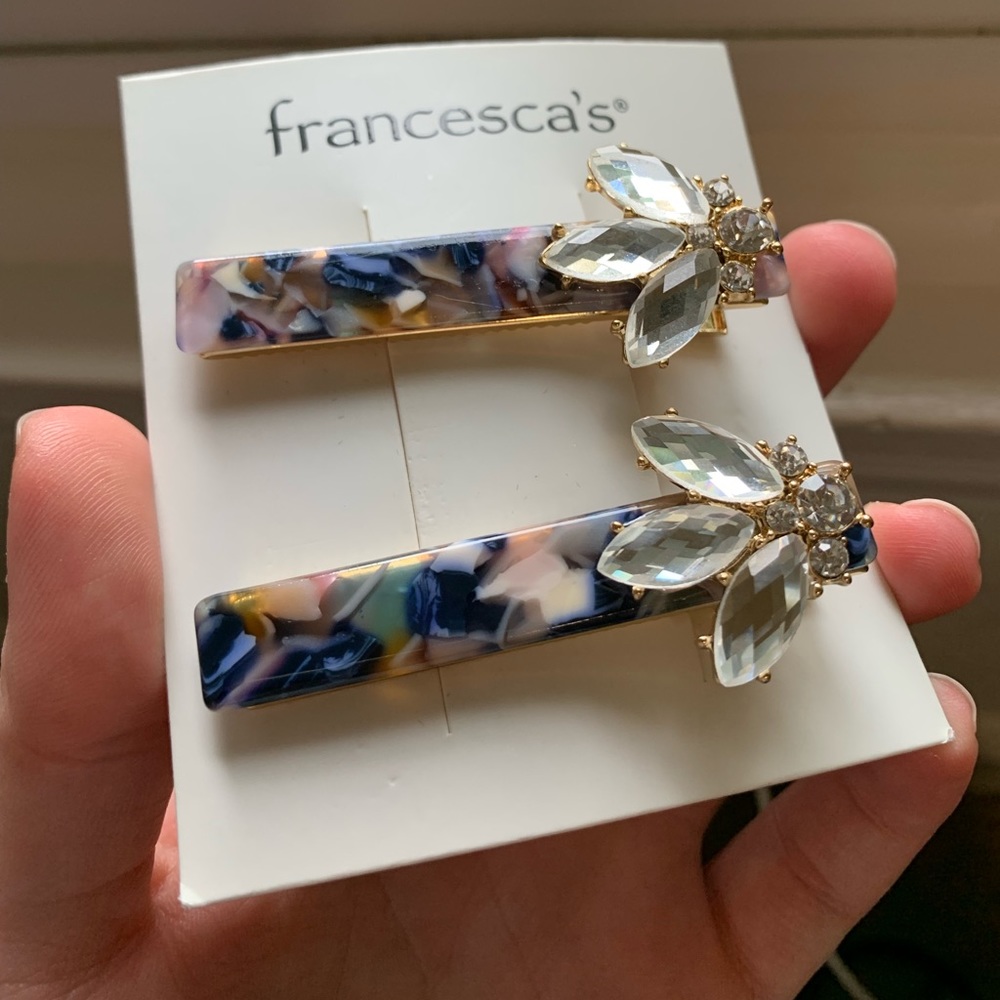 Resin hair clips